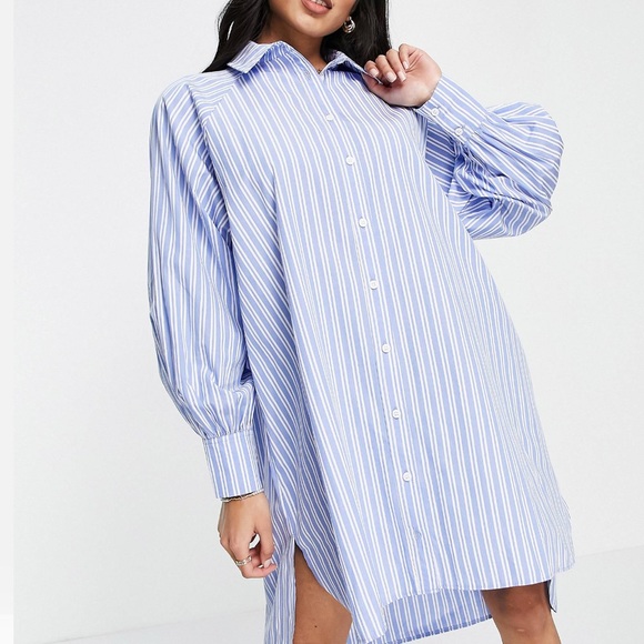 ASOS Dresses & Skirts - ASOS oversized boyfriend mini shirt dress